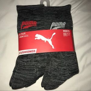 Puma men’s crew socks 6pair